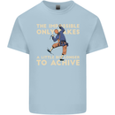 Rock Climbing the Impossible Funny Climber Kids T-Shirt Childrens Light Blue
