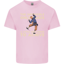 Rock Climbing the Impossible Funny Climber Kids T-Shirt Childrens Light Pink