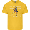 Rock Climbing the Impossible Funny Climber Kids T-Shirt Childrens Yellow