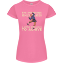 Rock Climbing the Impossible Funny Climber Womens Petite Cut T-Shirt Azalea
