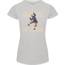 Rock Climbing the Impossible Funny Climber Womens Petite Cut T-Shirt Sports Grey