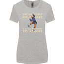 Rock Climbing the Impossible Funny Climber Womens Wider Cut T-Shirt Sports Grey