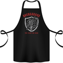 Rock Garage the Place for Rock Guitar Cotton Apron 100% Organic Black