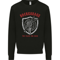 Rock Garage the Place for Rock Guitar Kids Sweatshirt Jumper Black
