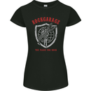 Rock Garage the Place for Rock Guitar Womens Petite Cut T-Shirt Black
