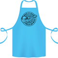 Rock Is Dead Funny Music Rock n Roll Guitar Cotton Apron 100% Organic Turquoise