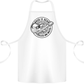 Rock Is Dead Funny Music Rock n Roll Guitar Cotton Apron 100% Organic White
