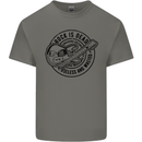 Rock Is Dead Funny Music Rock n Roll Guitar Mens Cotton T-Shirt Tee Top Charcoal