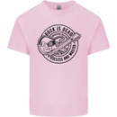 Rock Is Dead Funny Music Rock n Roll Guitar Mens Cotton T-Shirt Tee Top Light Pink