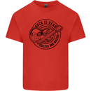 Rock Is Dead Funny Music Rock n Roll Guitar Mens Cotton T-Shirt Tee Top Red
