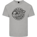Rock Is Dead Funny Music Rock n Roll Guitar Mens Cotton T-Shirt Tee Top Sports Grey