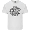 Rock Is Dead Funny Music Rock n Roll Guitar Mens Cotton T-Shirt Tee Top White