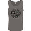 Rock Is Dead Funny Music Rock n Roll Guitar Mens Vest Tank Top Charcoal