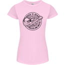 Rock Is Dead Funny Music Rock n Roll Guitar Womens Petite Cut T-Shirt Light Pink