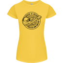 Rock Is Dead Funny Music Rock n Roll Guitar Womens Petite Cut T-Shirt Yellow