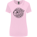 Rock Is Dead Funny Music Rock n Roll Guitar Womens Wider Cut T-Shirt Light Pink