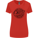 Rock Is Dead Funny Music Rock n Roll Guitar Womens Wider Cut T-Shirt Red