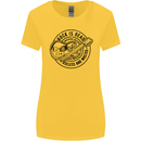 Rock Is Dead Funny Music Rock n Roll Guitar Womens Wider Cut T-Shirt Yellow