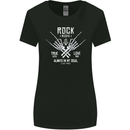 Rock Music Salute Womens Wider Cut T-Shirt Black