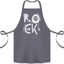 Rock Music Symbols Guitar Skull Cotton Apron 100% Organic Steel