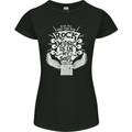 Rock Music is In My Soul Guitar Womens Petite Cut T-Shirt Black