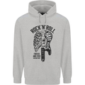 Rock N Roll Forever and Ever Guitar Childrens Kids Hoodie Sports Grey