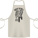 Rock N Roll Forever and Ever Guitar Cotton Apron 100% Organic Natural