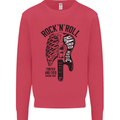 Rock N Roll Forever and Ever Guitar Kids Sweatshirt Jumper Heliconia