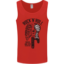 Rock N Roll Forever and Ever Guitar Mens Vest Tank Top Red