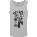 Rock N Roll Forever and Ever Guitar Mens Vest Tank Top Sports Grey