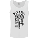 Rock N Roll Forever and Ever Guitar Mens Vest Tank Top White