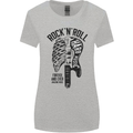 Rock N Roll Forever and Ever Guitar Womens Wider Cut T-Shirt Sports Grey