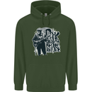 Rock Was Better Before Electric Guitar Music Childrens Kids Hoodie Forest Green