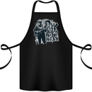 Rock Was Better Before Electric Guitar Music Cotton Apron 100% Organic Black