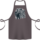 Rock Was Better Before Electric Guitar Music Cotton Apron 100% Organic Dark Grey
