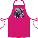 Rock Was Better Before Electric Guitar Music Cotton Apron 100% Organic Pink