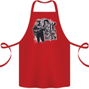 Rock Was Better Before Electric Guitar Music Cotton Apron 100% Organic Red