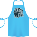 Rock Was Better Before Electric Guitar Music Cotton Apron 100% Organic Turquoise