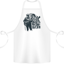 Rock Was Better Before Electric Guitar Music Cotton Apron 100% Organic White
