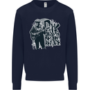 Rock Was Better Before Electric Guitar Music Kids Sweatshirt Jumper Navy Blue