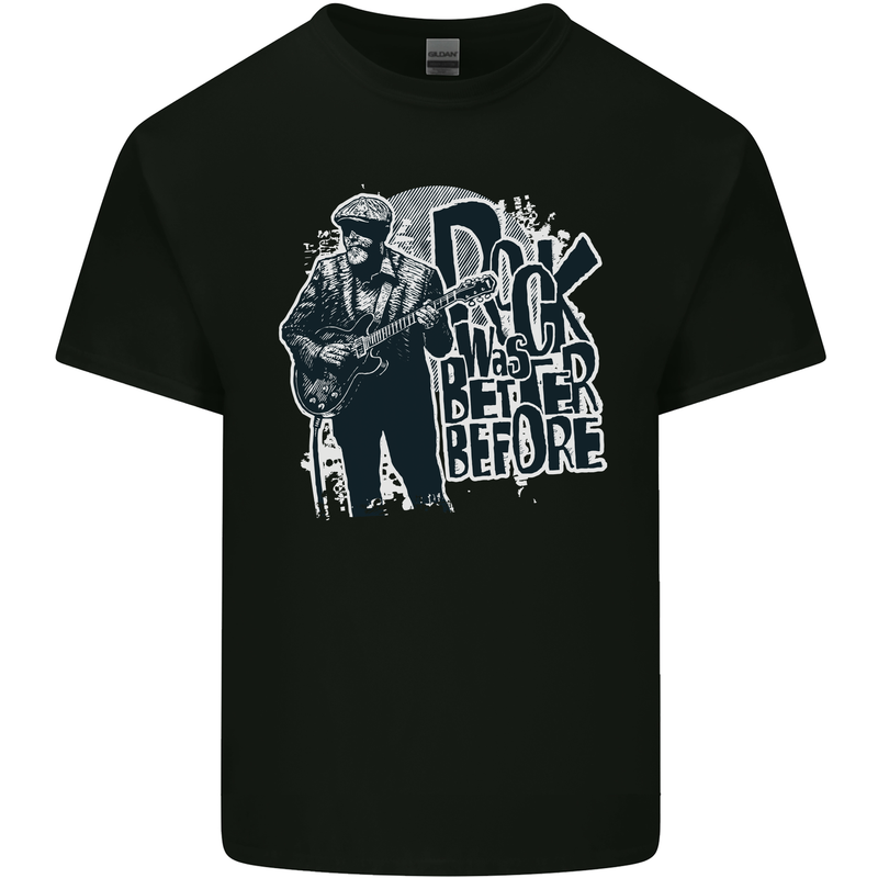 Rock Was Better Before Electric Guitar Music Kids T-Shirt Childrens Black