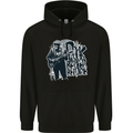Rock Was Better Before Electric Guitar Music Mens 80% Cotton Hoodie Black