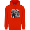 Rock Was Better Before Electric Guitar Music Mens 80% Cotton Hoodie Bright Red