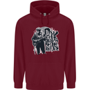Rock Was Better Before Electric Guitar Music Mens 80% Cotton Hoodie Maroon