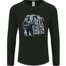 Rock Was Better Before Electric Guitar Music Mens Long Sleeve T-Shirt Black