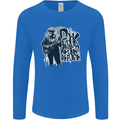 Rock Was Better Before Electric Guitar Music Mens Long Sleeve T-Shirt Royal Blue