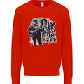 Rock Was Better Before Electric Guitar Music Mens Sweatshirt Jumper Bright Red