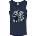 Rock Was Better Before Electric Guitar Music Mens Vest Tank Top Navy Blue