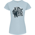 Rock Was Better Before Electric Guitar Music Womens Petite Cut T-Shirt Light Blue