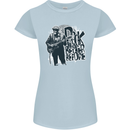 Rock Was Better Before Electric Guitar Music Womens Petite Cut T-Shirt Light Blue